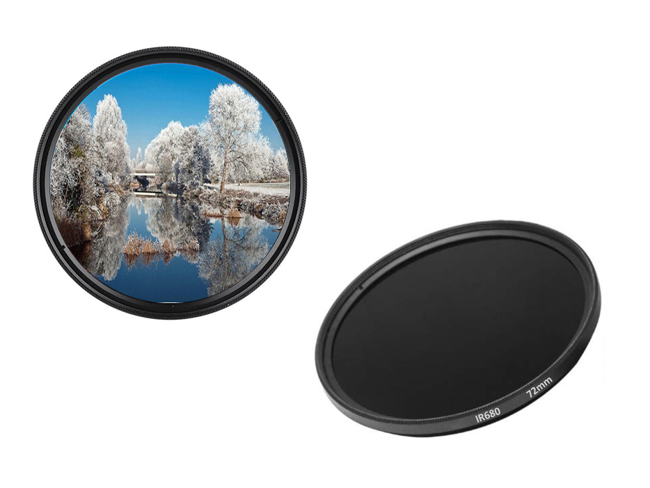 72mm IR680 Infrared Filter Ir Filter 72 MM Ir 680 dHD Digital Pass