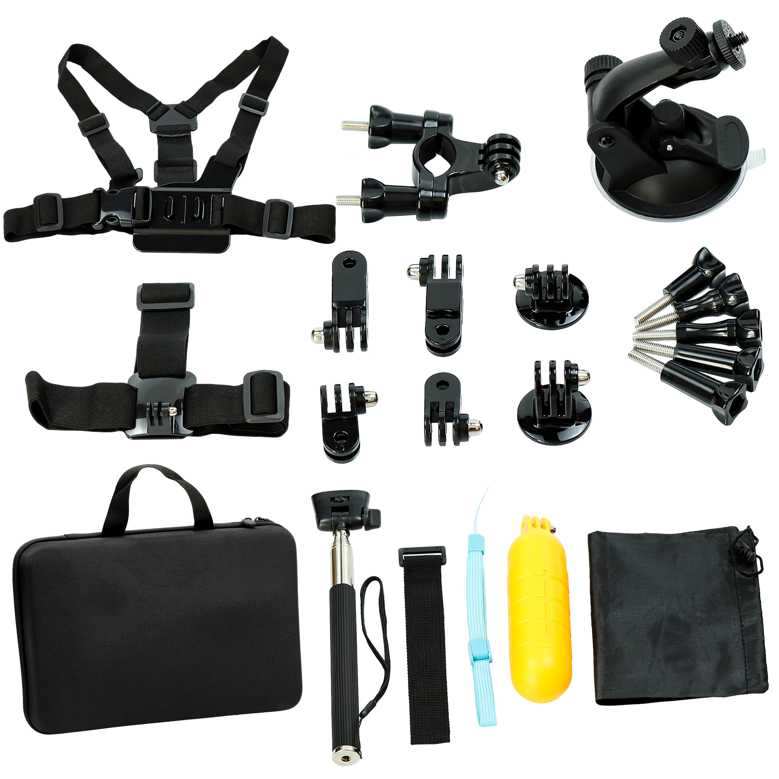15 in 1 Professional Action Camera Accessory Set for GoPro Hero
