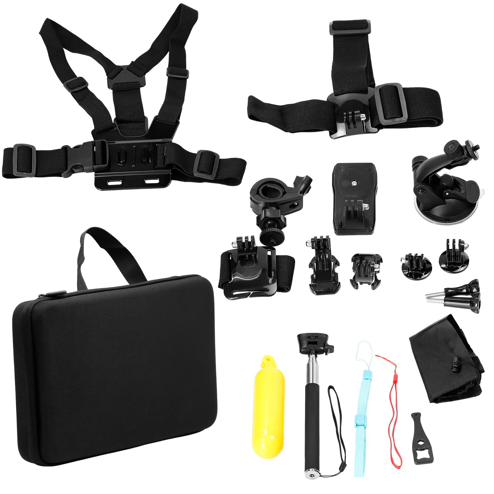 15 in 1 Professional Action Camera Accessory Set for GoPro Hero