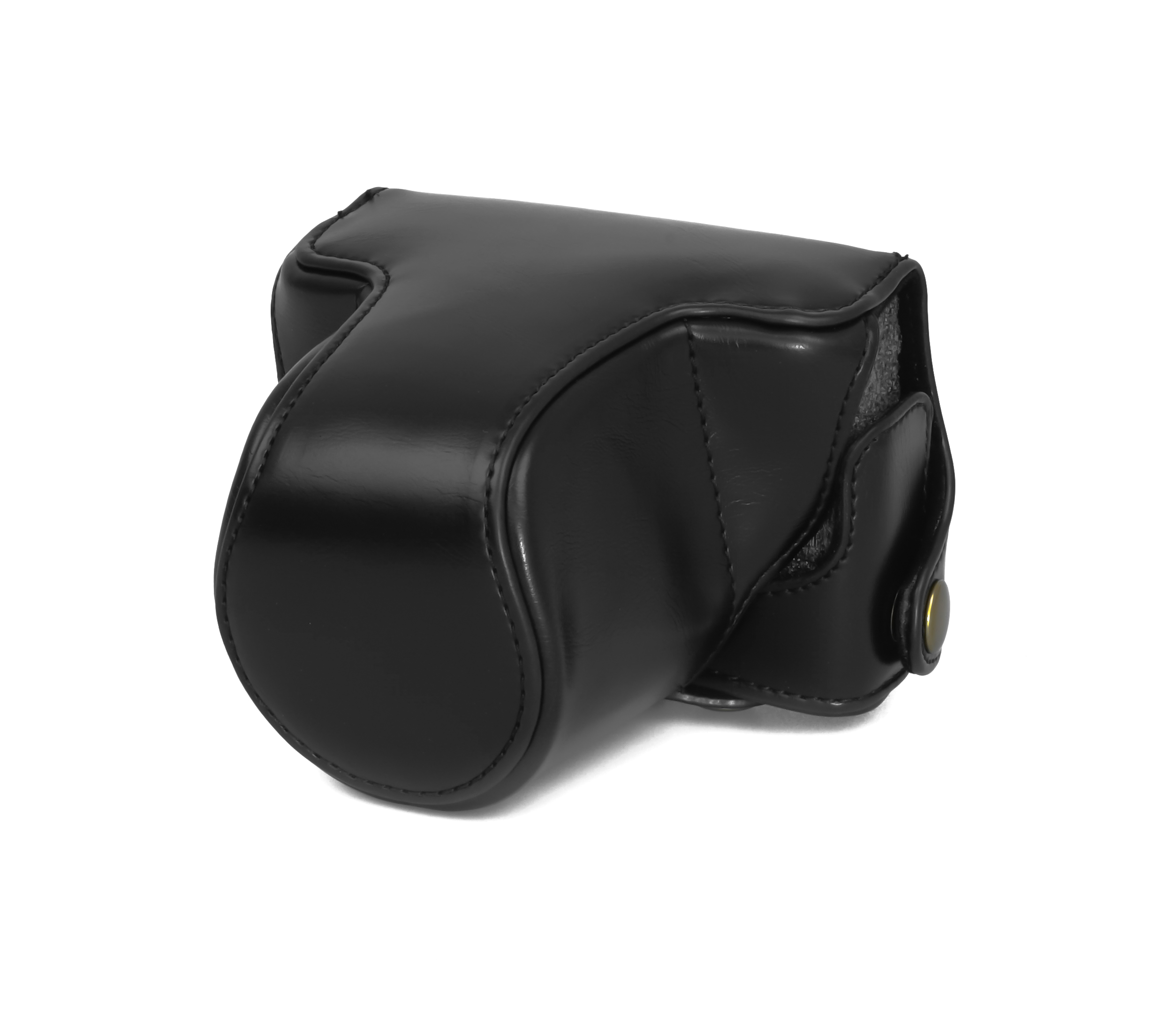 Camera Case Case for Pentax Q10 Faux Leather Bag Black CC1402a