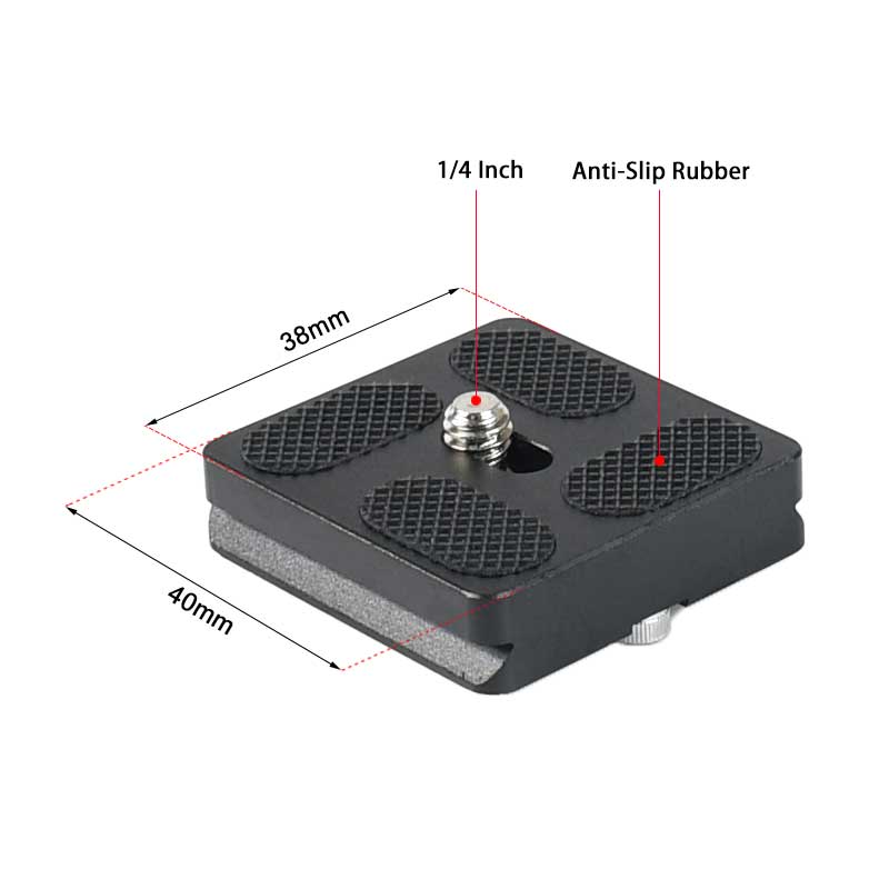Plaque De Serrage Rapide Aluminium Universelle Arca-Swiss / Benro - Modèle PU-300 - Neuf Sous Emballage - Garantie 2 Ans